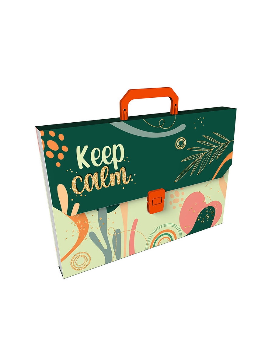 Maletín Plástico 13 Bolsillos Flower Power  2