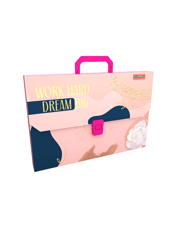 Maletín Plástico 13 Bolsillos Flower Power  3