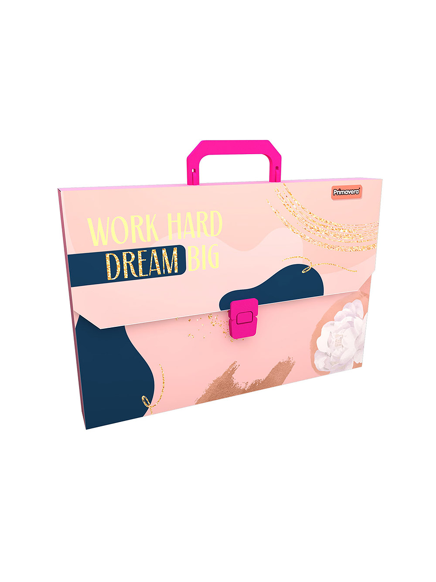 Maletín Plástico 13 Bolsillos Flower Power  3