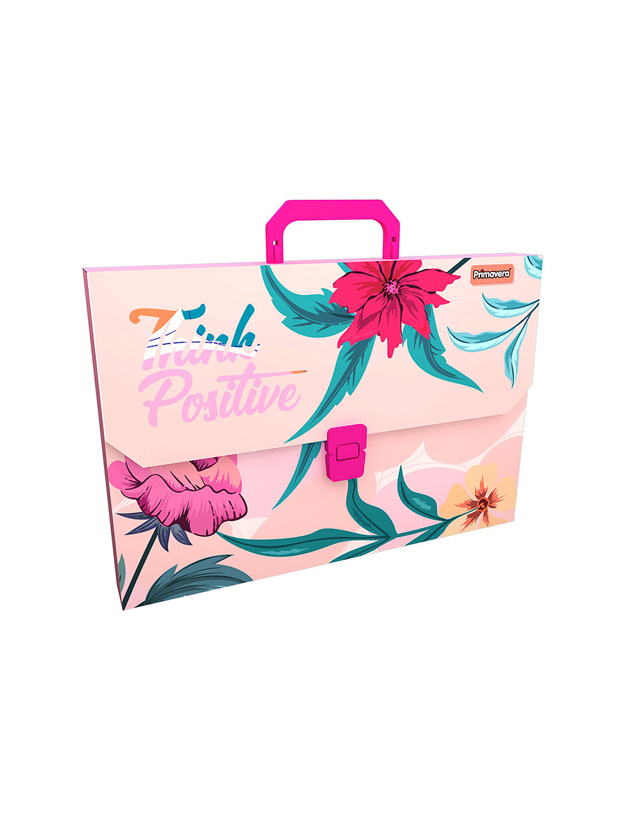 Maletín Plástico 13 Bolsillos Flower Power  4