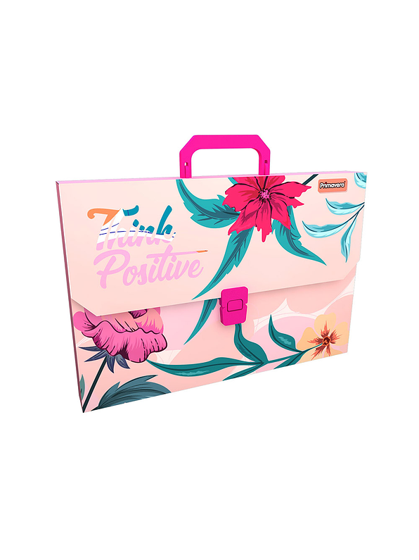 Maletín Plástico 13 Bolsillos Flower Power  6