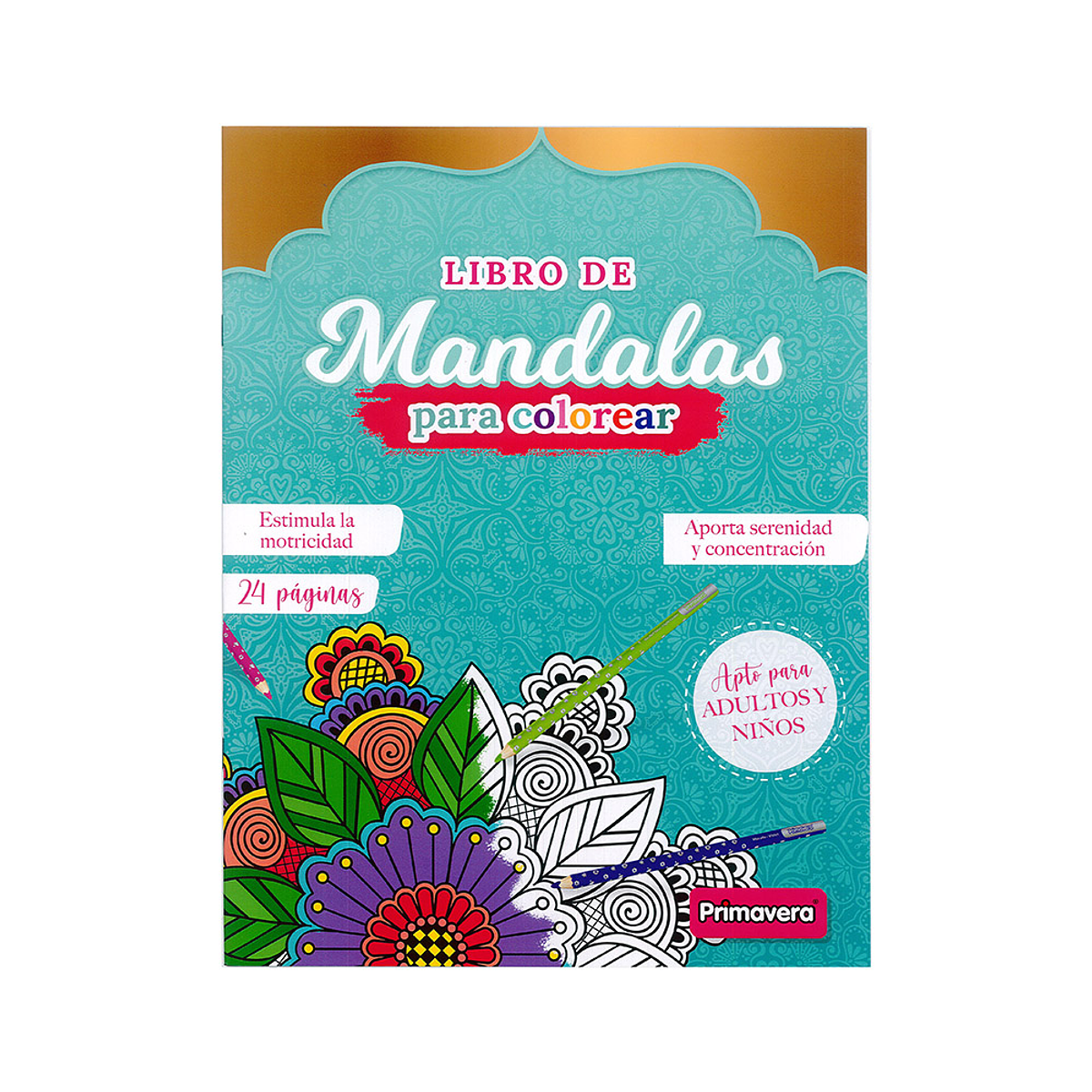 Libros para colorear Mandalas La Magia del Color con Lápices de