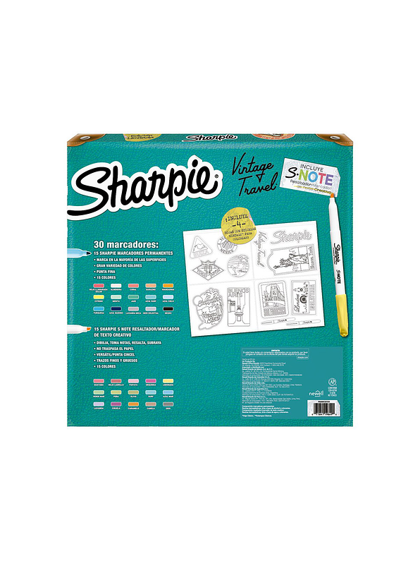 Ruleta Sharpie Vintage X 30 Unidades 4