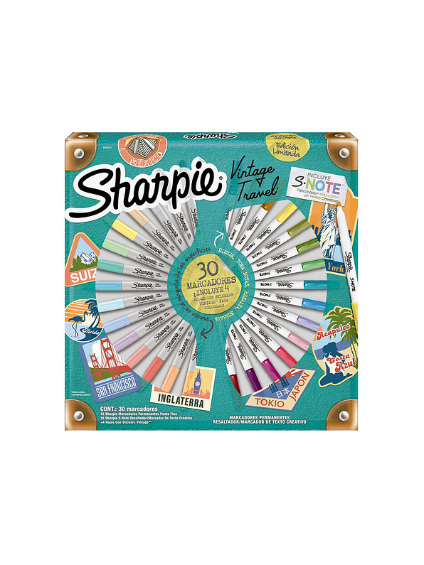Ruleta Sharpie Vintage X 30 Unidades 1