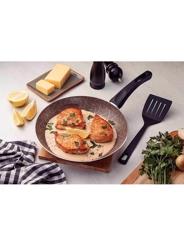 Sartén Tramontina Paris 24 Cms Con Espátula  2