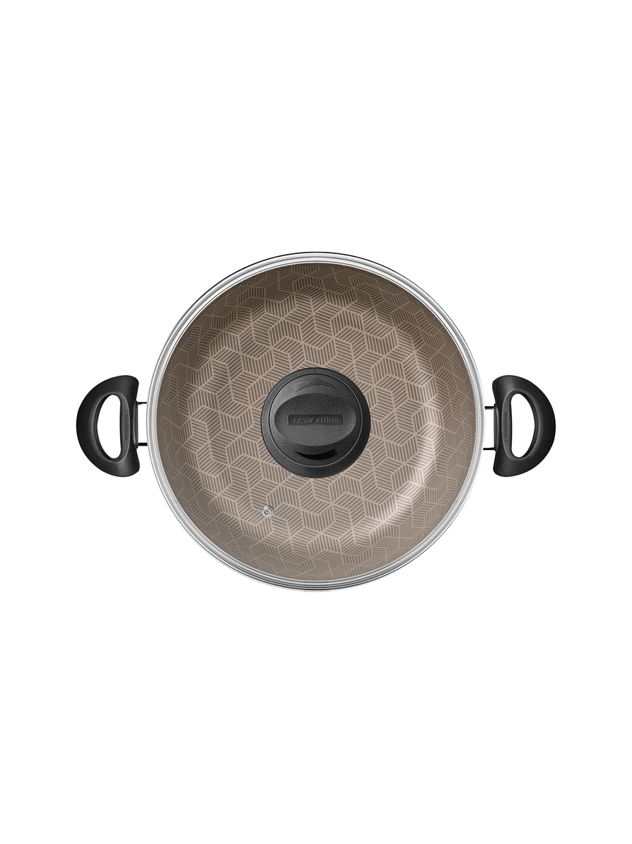 Arrocera Con Tapa Tramontina Paris 24 Cms  4