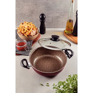 Arrocera Con Tapa Tramontina Paris 24 Cms 