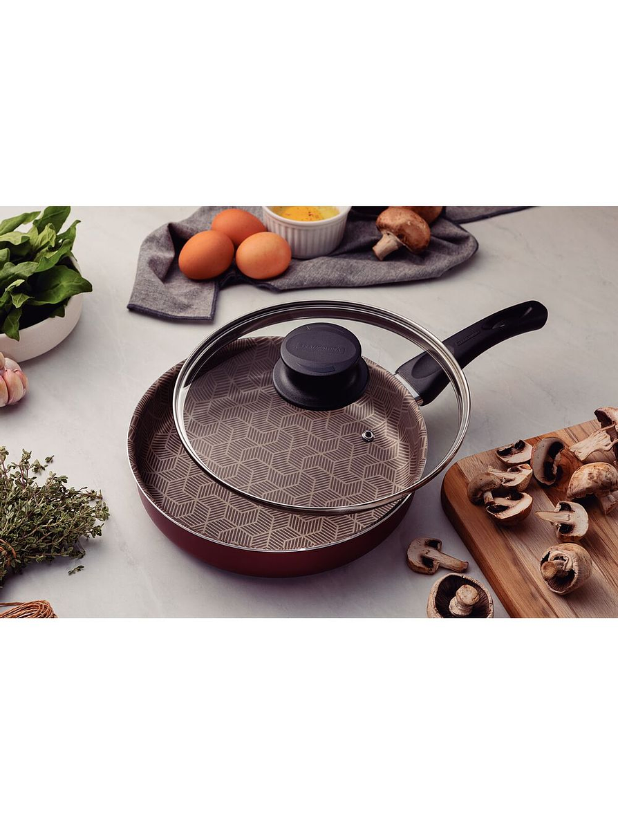 Sartén Recta Con Tapa Paris 24 Cms 2