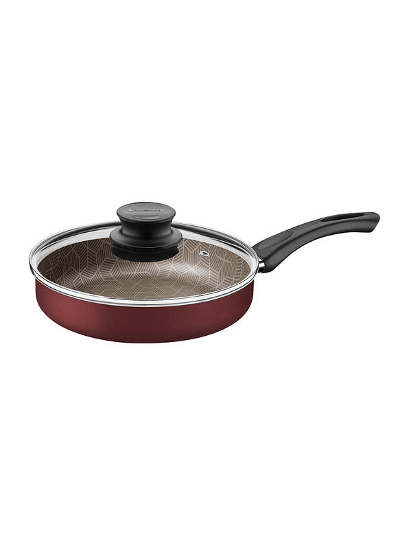 Sartén Recta Con Tapa Paris 24 Cms 1