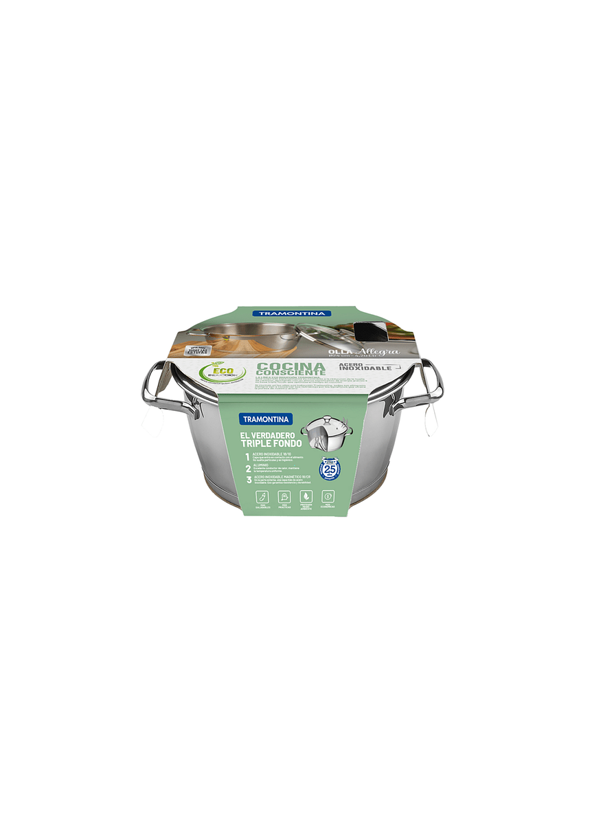 Cacerola Honda Tramontina Allegra 20 Cms 3