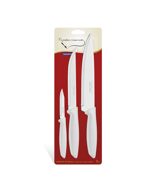 Juego De Cuchillos Tramontina Cóndor X 3 Piezas  2