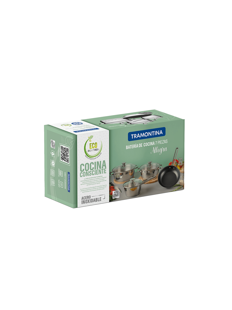 Batería De Cocina Tramontina Allegra X 4 Piezas  3
