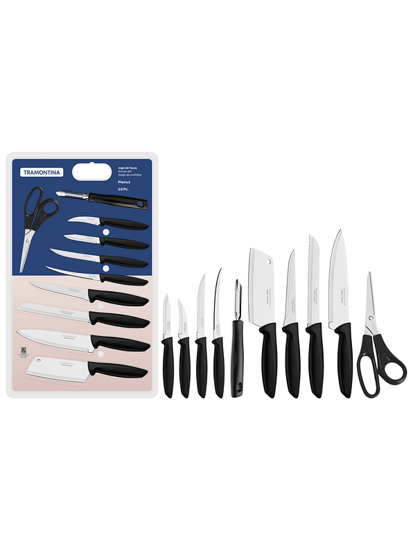 Juego De Cuchillos Tramontina Plenus X 10 Piezas  3