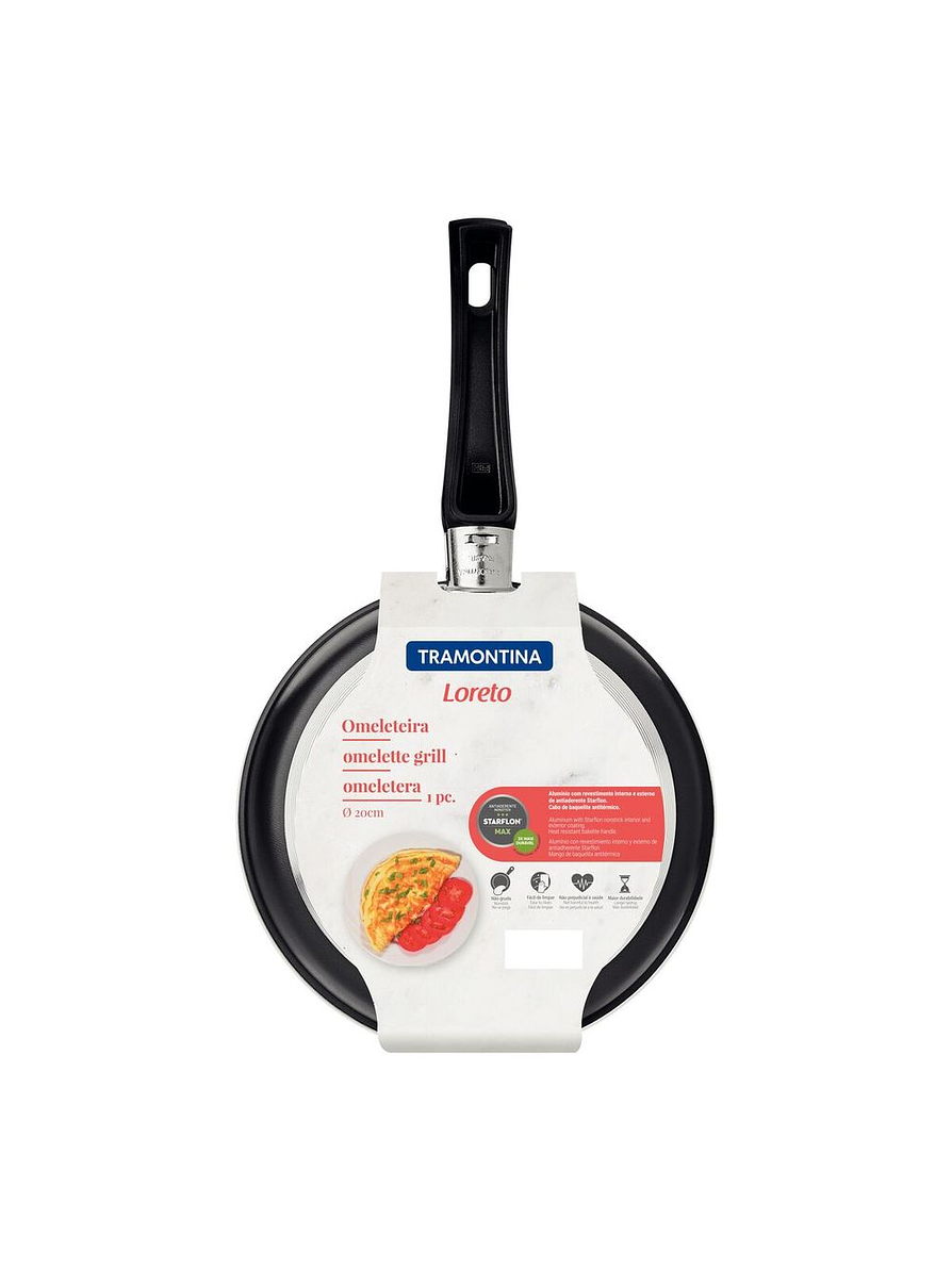 Omeletera Tramontina Loreto 20 Cms  3