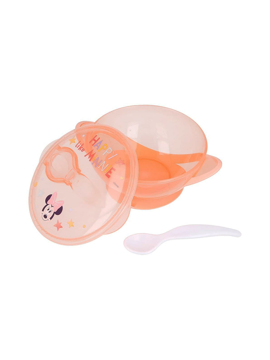 Set De Bowl Con Tapa Y Cuchara Minnie  1