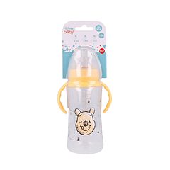 Biberón Cuello Ancho Winnie Pooh 360 Ml Con Asas 