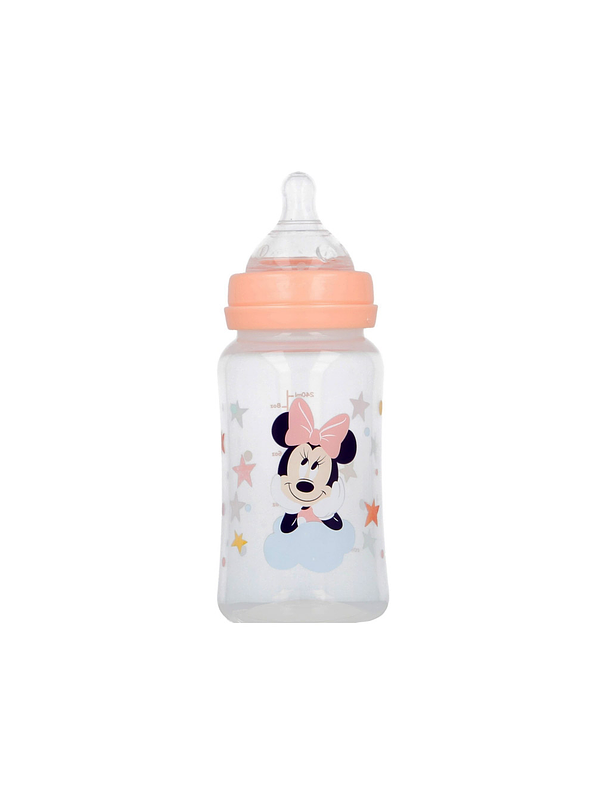 Biberón Cuello Ancho Minnie Mouse 240 Ml  3