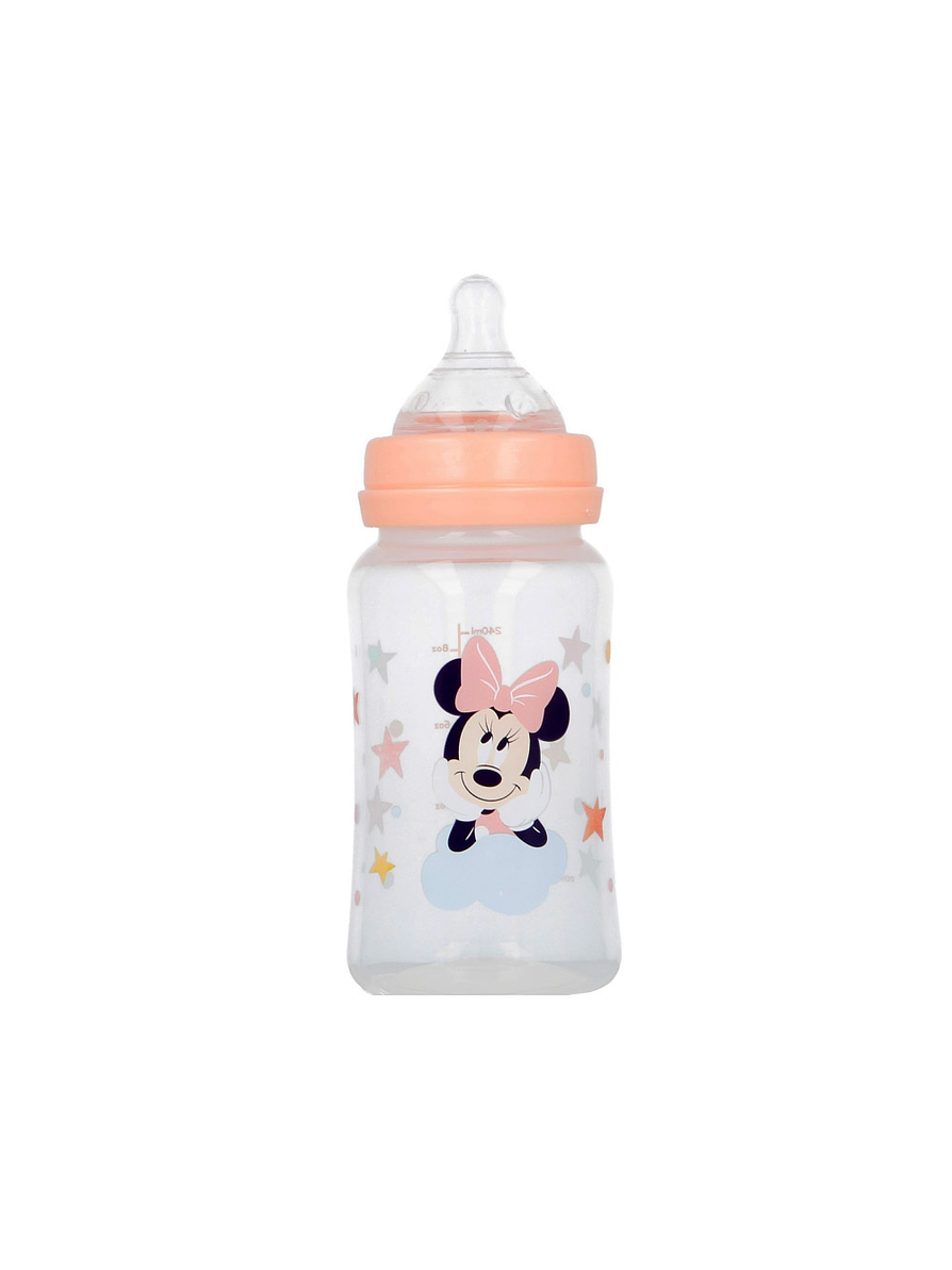 Biberón Cuello Ancho Minnie Mouse 240 Ml  3