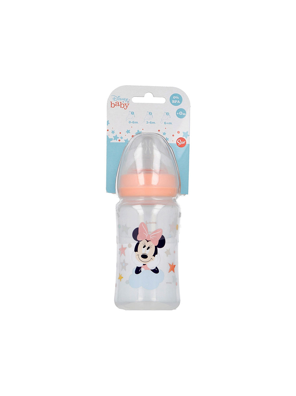 Biberón Cuello Ancho Minnie Mouse 240 Ml  2