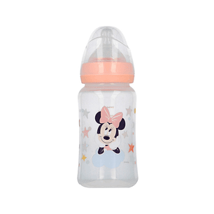 Biberón Cuello Ancho Minnie Mouse 240 Ml 