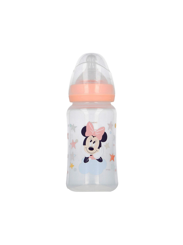 Biberón Cuello Ancho Minnie Mouse 240 Ml  1