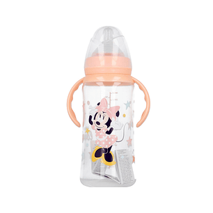 Biberón Cuello Ancho Minnie Mouse 360 Ml Con Asas