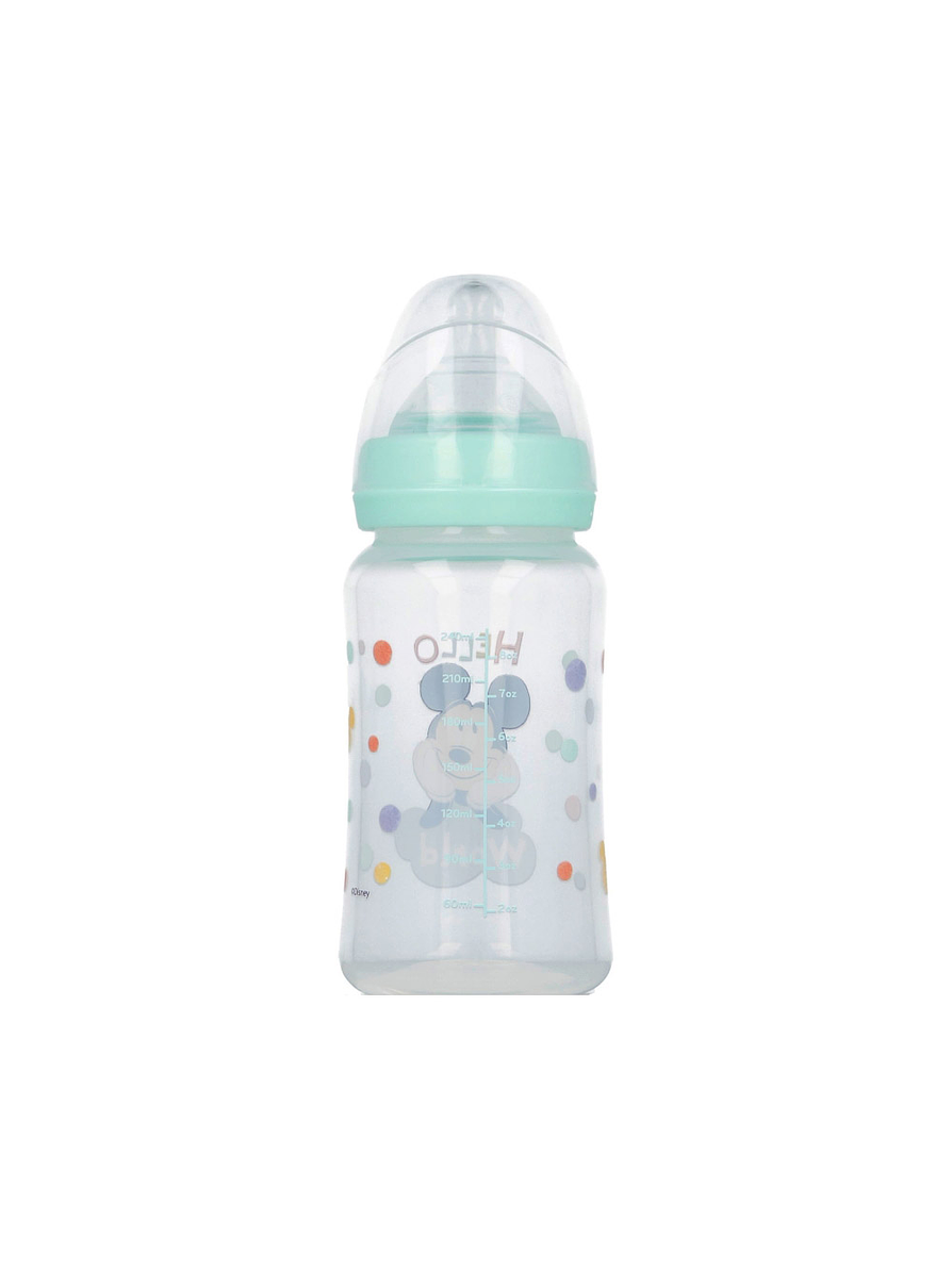 Biberón Cuello Ancho Mickey Mouse 240 Ml 3