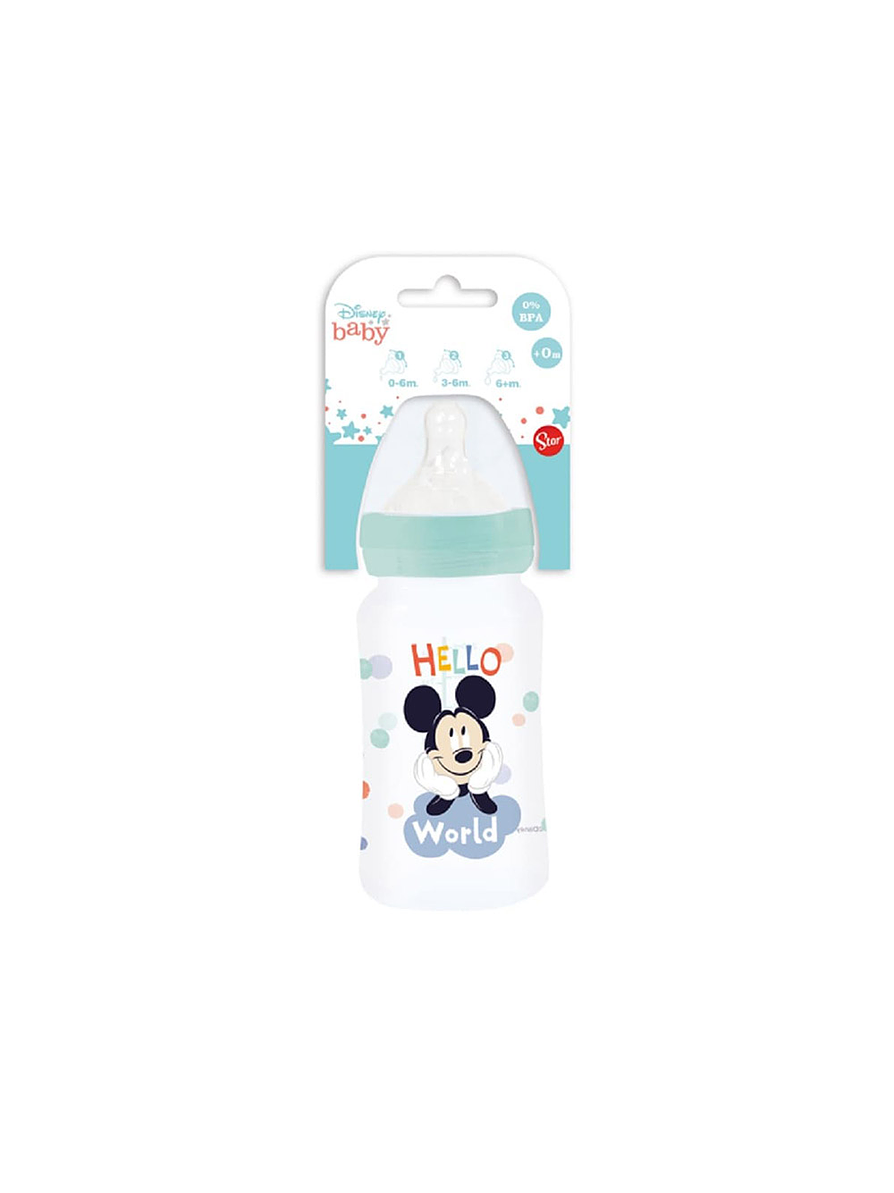 Biberón Cuello Ancho Mickey Mouse 240 Ml 2