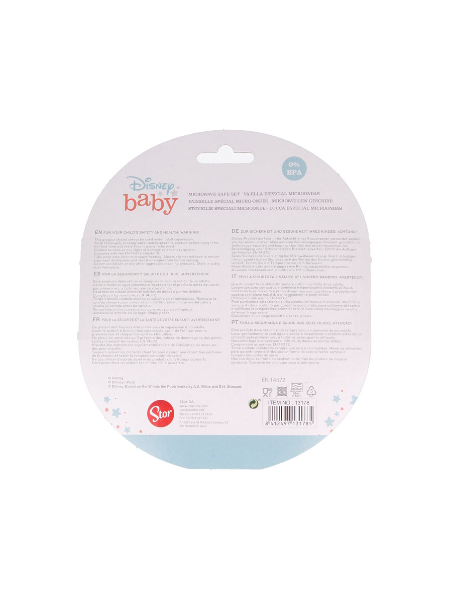 Set Vajilla Micro Toddler 2 Piezas Mickey Mouse 3