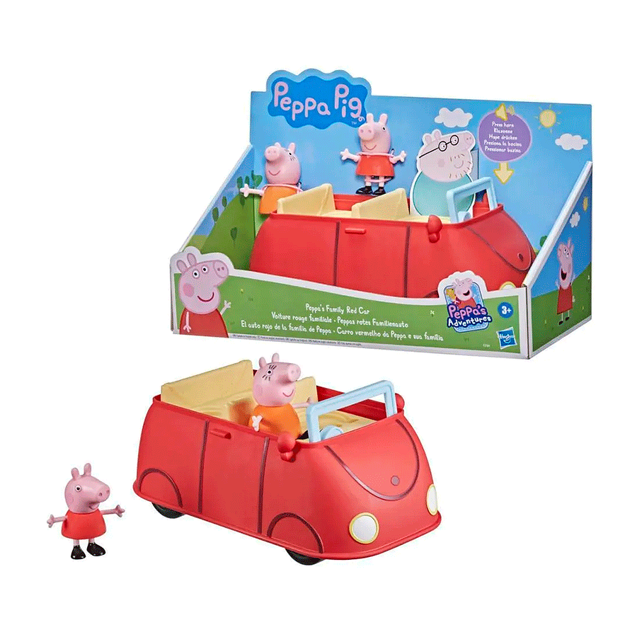 Peppa Pig - El Auto Rojo De La Familia De Peppa 3