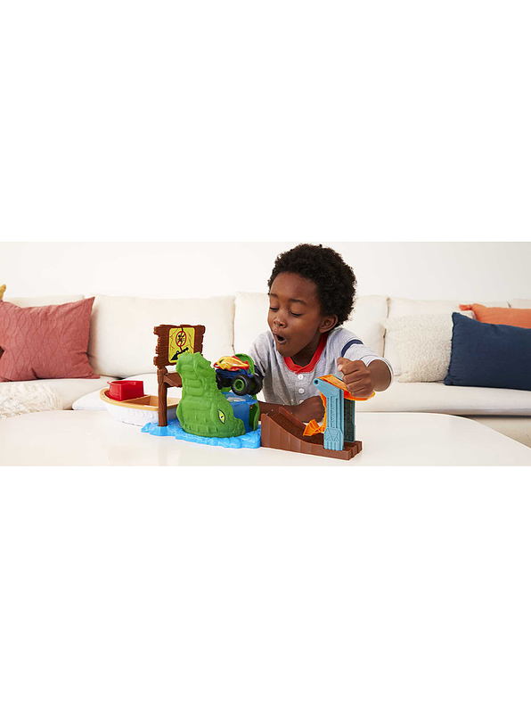 Hot Wheels Monster Trucks Color Shifters Mordida En El Pantano  6