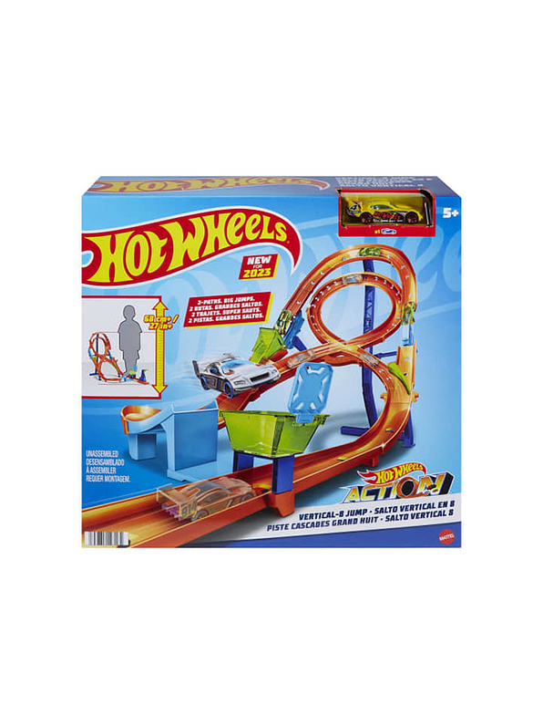 Hot Wheels Action Salto Vertical En 8 2