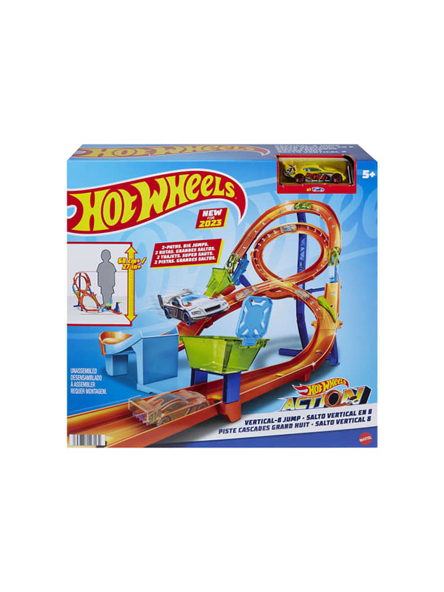 Hot Wheels Action Salto Vertical En 8 2