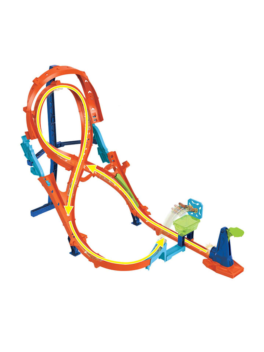 Hot Wheels Action Salto Vertical En 8 3