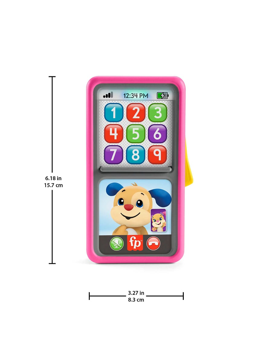 Fisher-Price Smartphone Deluxe De Aprendizaje Rosa 3