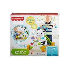 Fisher Price Zebra Andadera De Aprendizaje 