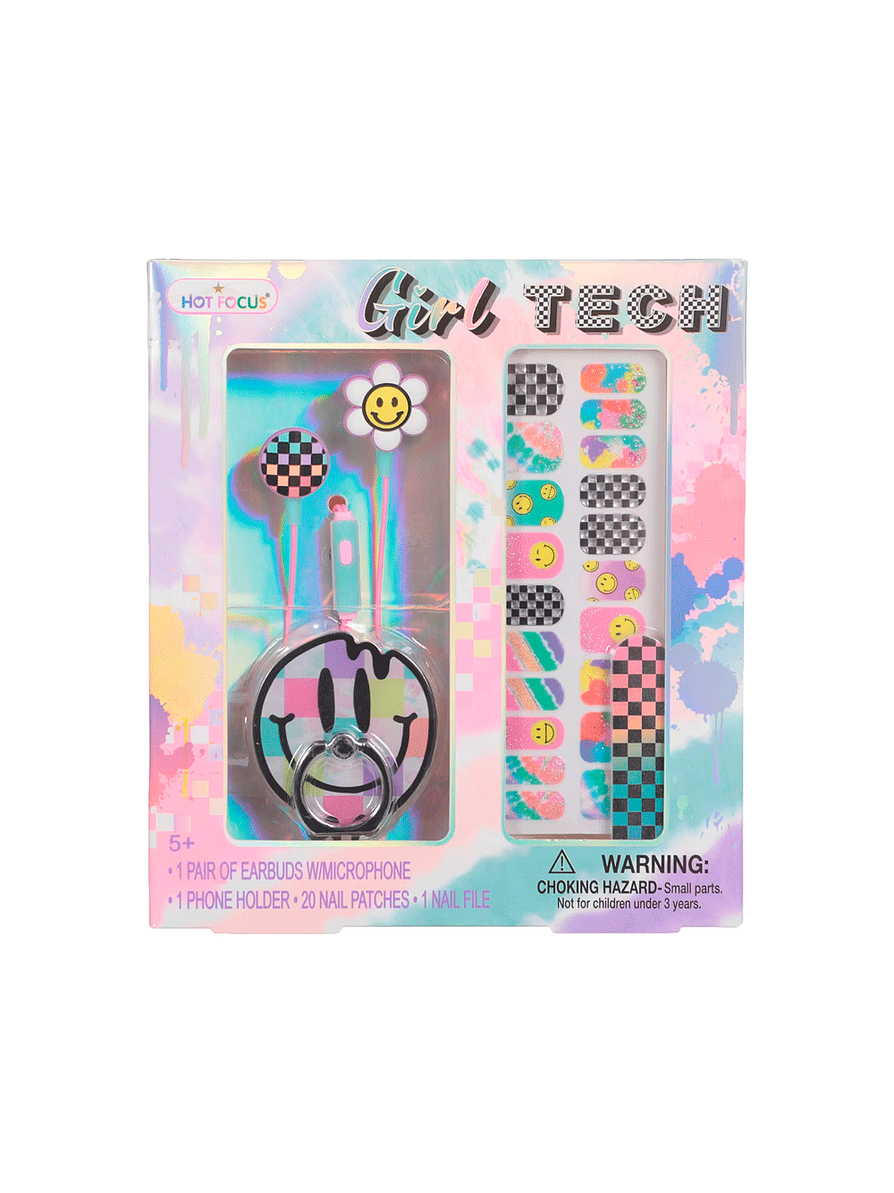 Set De Uñas Girl Tech Cool Vibes 1