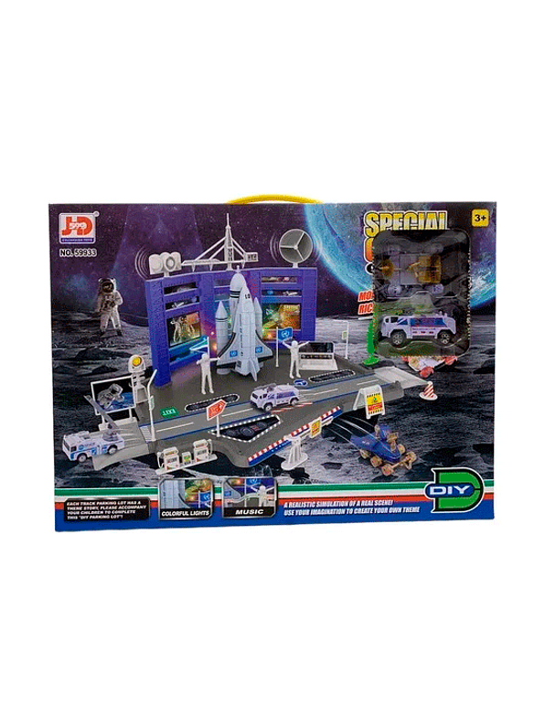 Juego Estación De Astronautas Garaje Con Luces Y Sonidos  1