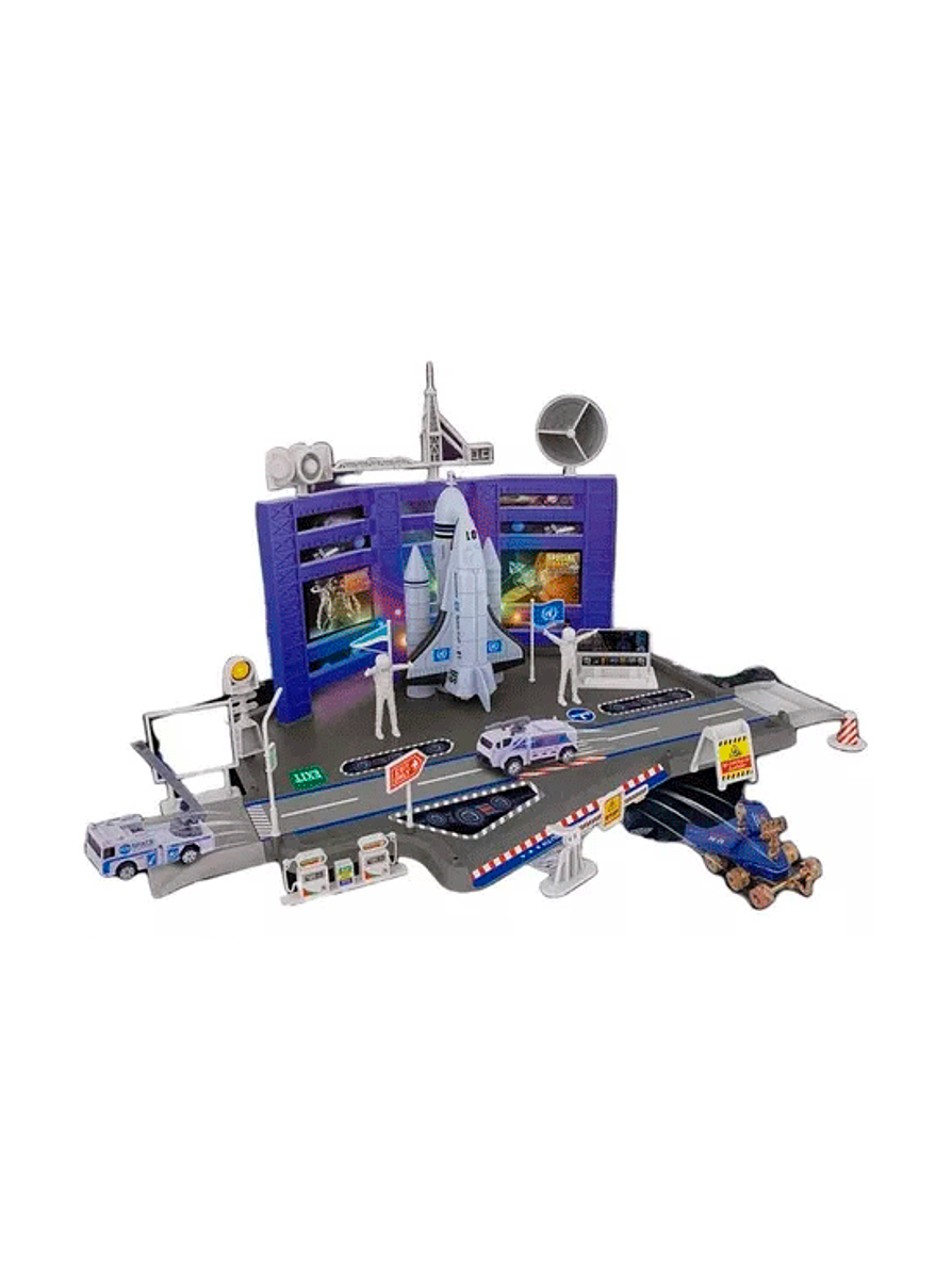 Juego Estación De Astronautas Garaje Con Luces Y Sonidos  2
