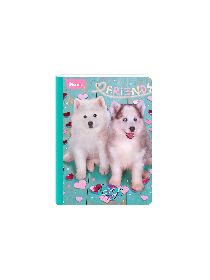 Cuaderno Cosido Norma Dogs 50 Hojas Lineas  3