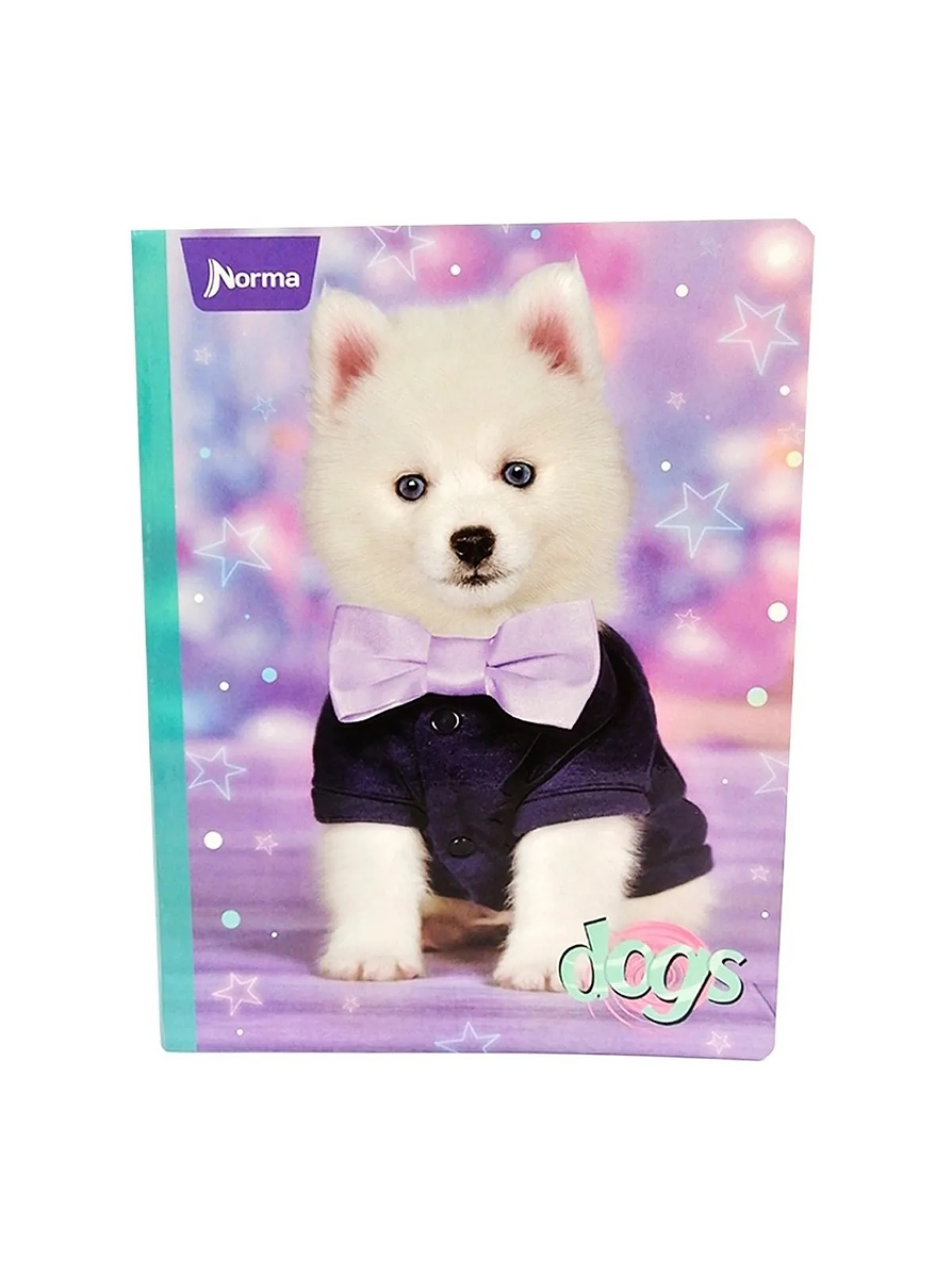 Cuaderno Cosido Norma Dogs 50 Hojas Lineas  10