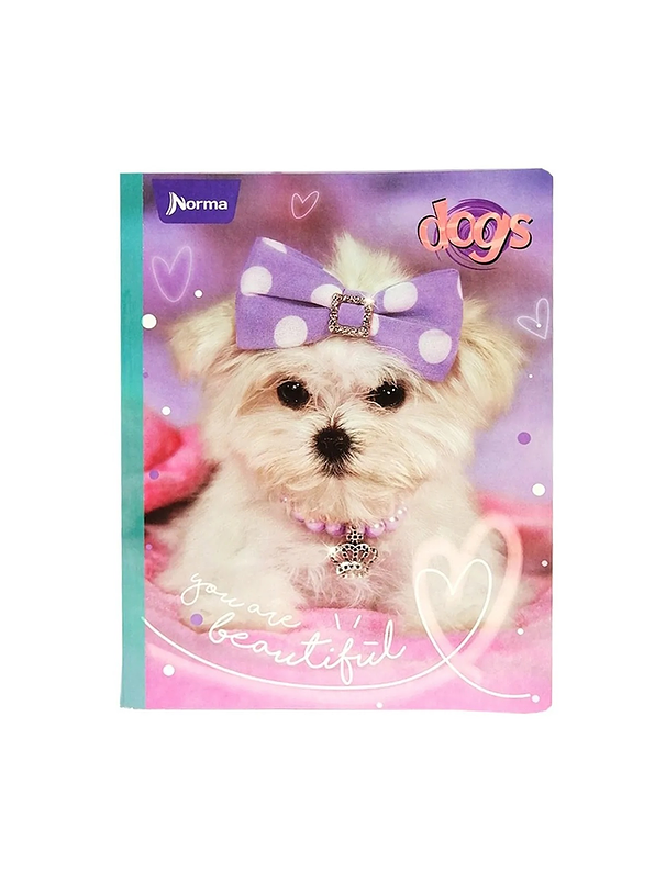 Cuaderno Cosido Norma Dogs 50 Hojas Lineas  11