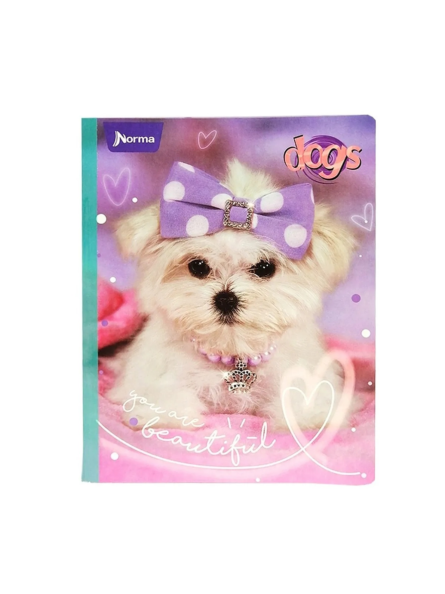 Cuaderno Cosido Norma Dogs 50 Hojas Lineas  11