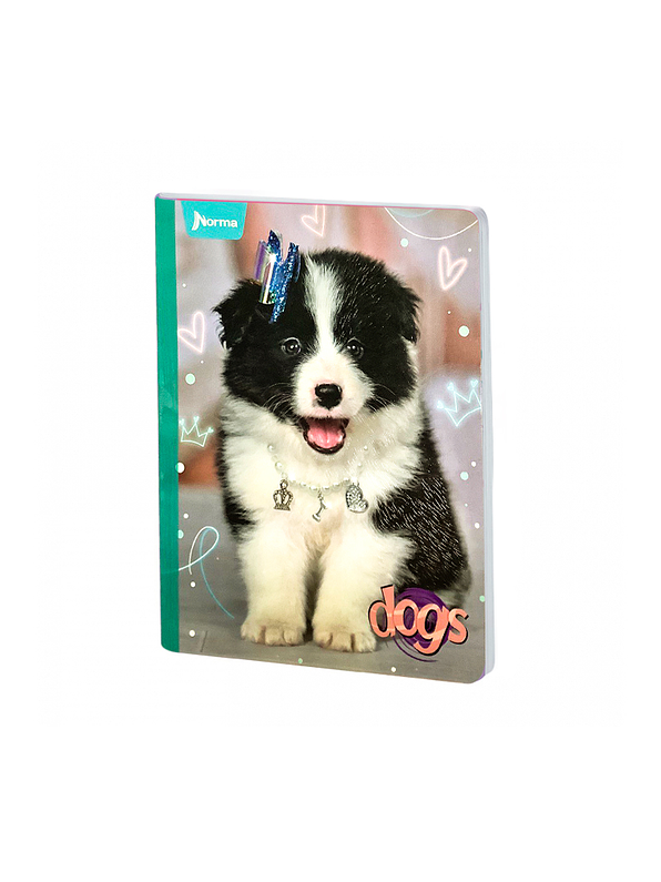 Cuaderno Cosido Norma Dogs 50 Hojas Lineas  12