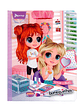 Cuaderno Cosido Bonequinhas 50 Hojas Doble Línea - Miniatura 8