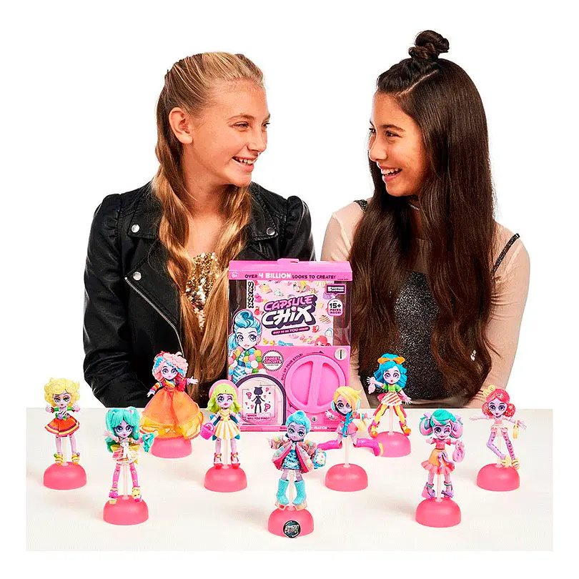 Capsule Chix Ultimix 4er Pack – Mode-Puppen Mit Kombinierbaren Styles