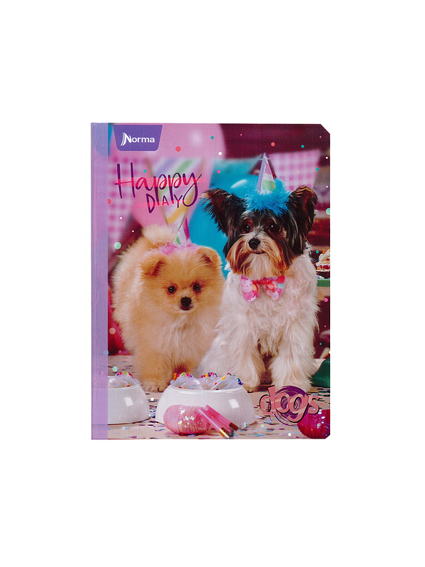 Cuaderno Cosido Norma Dogs 50 Hojas Lineas  7