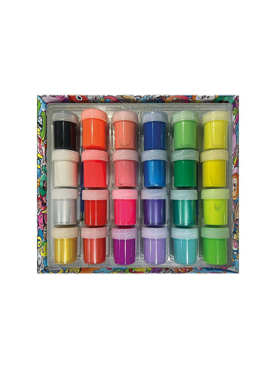 Set Tempera Color Boom X 24 Unidades  3