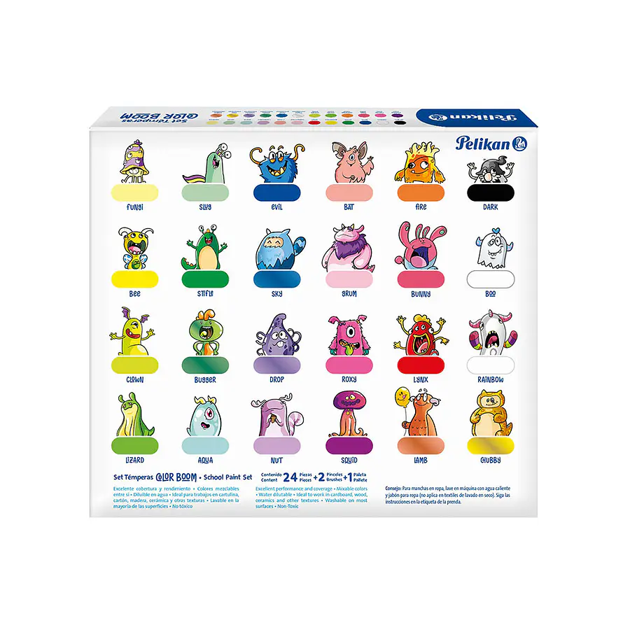 Set Tempera Color Boom X 24 Unidades