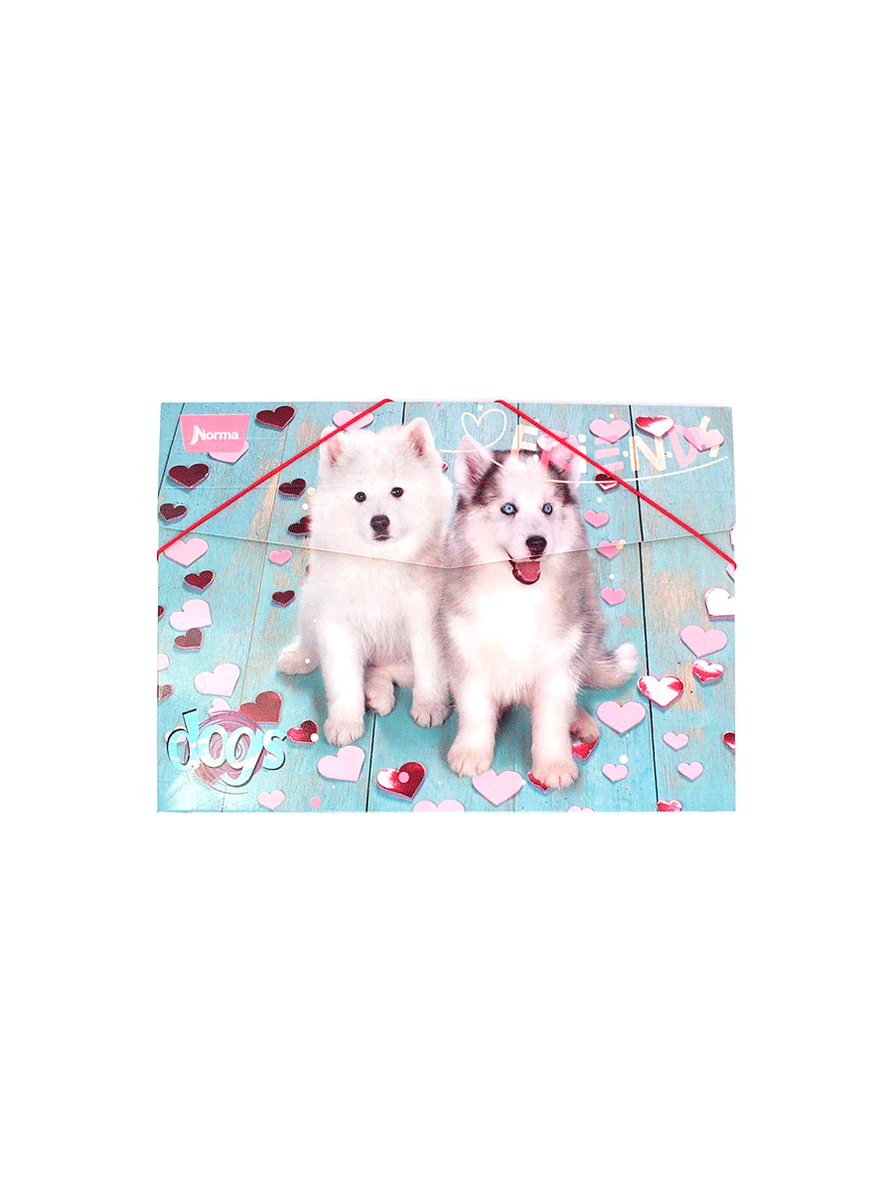 Carpeta Fuelle Cartón Dogs  1